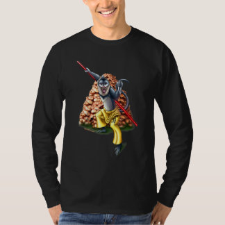 Camiseta Macaco de nariz arrebitada de Yunnan protegendo se