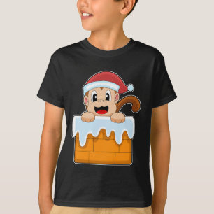 Camiseta Macaco de Natal