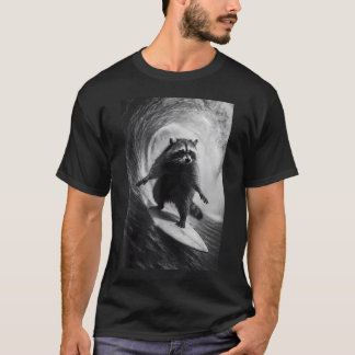 Camiseta Macaco De Surf Engraçado Selfie No Tabua De Surf P