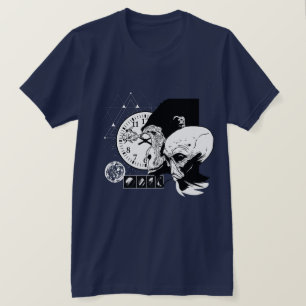 Camiseta Macaco do Espaço abstrato