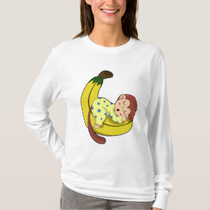 Camiseta Macaco dormindo de pijama