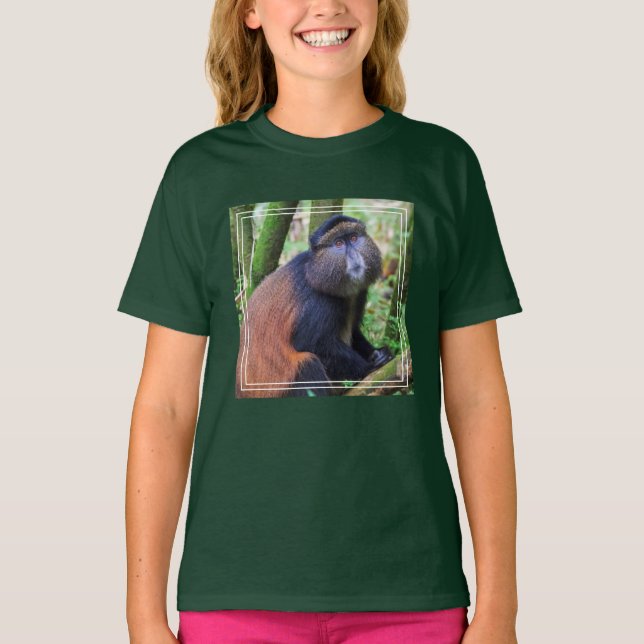 Camiseta Macaco Dourado, Ruanda (Frente)