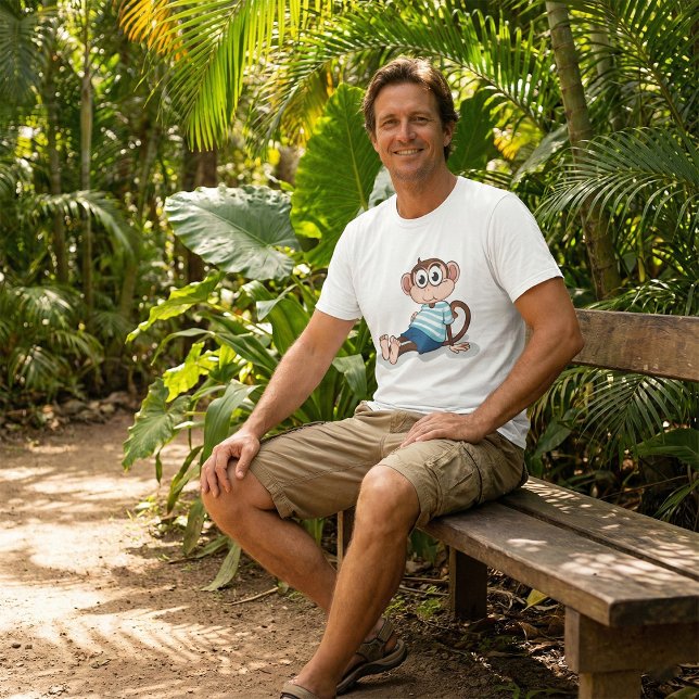 Camiseta Macaco Engraçado (Criador carregado)