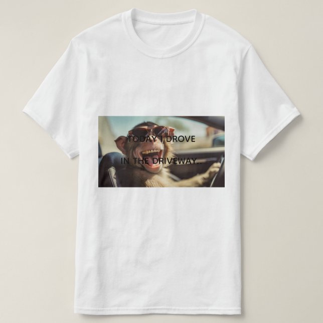 Camiseta Macaco Engraçado (Frente do Design)