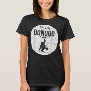 Camiseta Macaco engraçado com DNA Chimpanzee Bonobo
