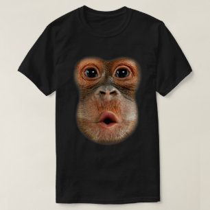 Camiseta Macaco Engraçado Enfrenta Memória Viral