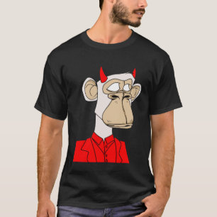 Camiseta Macaco Engraçado Não Fungível NFT Humano Cripto Ar