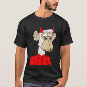 Camiseta Macaco Engraçado NFT de Humano Não Fungível Cripto