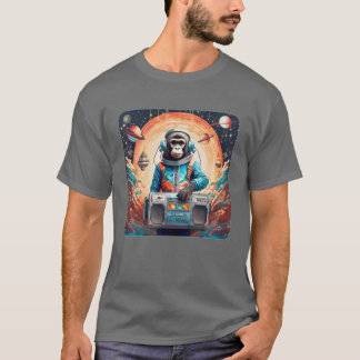 Camiseta Macaco espacial Funky