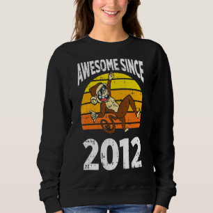 Camiseta Macaco Espetacular Desde 2012 10º Aniversário 10 A