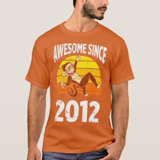 Camiseta Macaco Espetacular Desde 2012 10º Aniversário 10 A