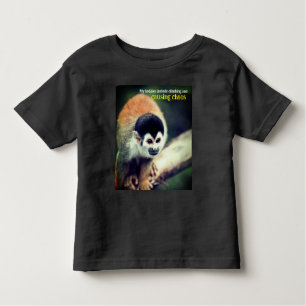 Camiseta Macaco esquilo na árvore