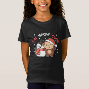 Camiseta Macaco Eu Te Amo Neve Muito Snowman Pun