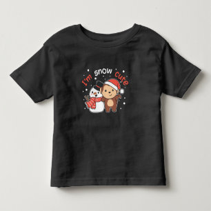 Camiseta Macaco Eu Te Amo Neve Muito Snowman Pun