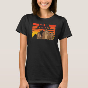 Camiseta Macaco Fedorento E Bonito Para Homens Mulheres Ani