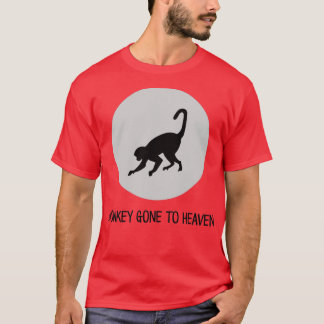 Camiseta Macaco foi para o céu preto
