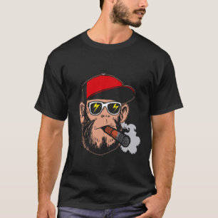 Camiseta Macaco fumado