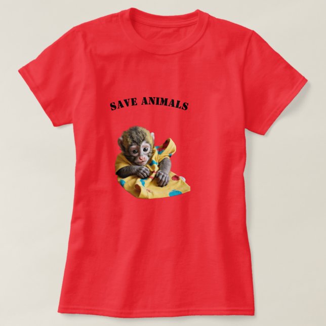 Camiseta Macaco-gato (Frente do Design)