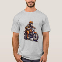 Macaco giro dirigindo moto