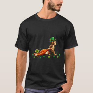 Camiseta Macaco golpe meme pequeno brinquedo de soco dia de