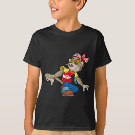 Camiseta Macaco Hippster Americano