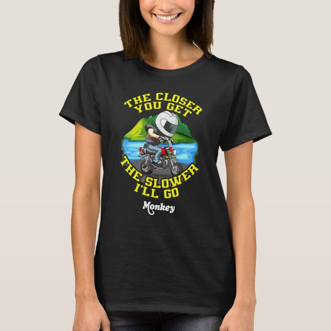 Camiseta Macaco Hondas Men Women (Frente)