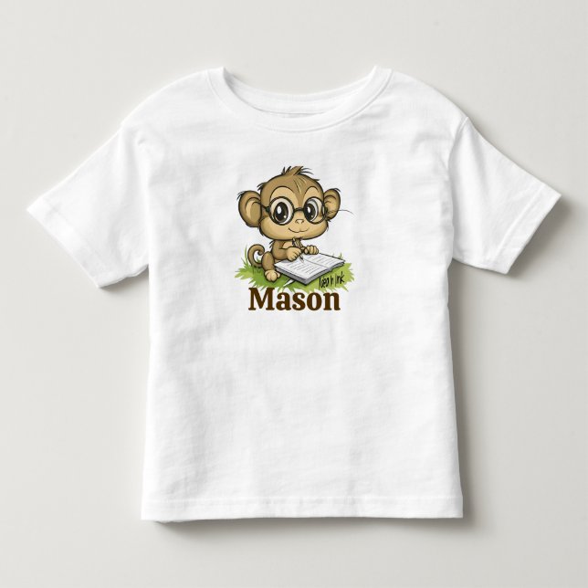 Camiseta Macaco inteligente (Frente)
