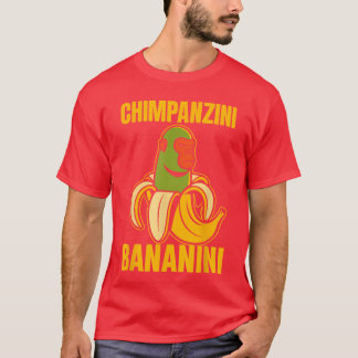 Camiseta Macaco Italian Brainrot Bananas Engraçado Cérebro 