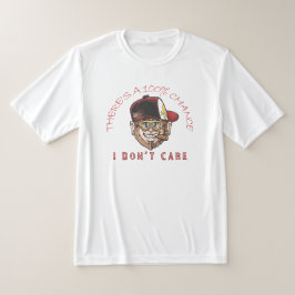 Camiseta Macaco Legal Com Chapéu & Charuto – “100% De Chanc