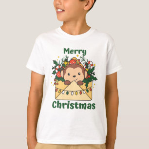 Camiseta Macaco - Letra de Natal - Macacos de Inverno