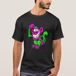 Camiseta Macaco Louco Verde Rosa
