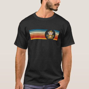 Camiseta Macaco Macaco Macacando Posição de Yoga Animal Vi