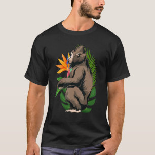 Camiseta Macaco-macaco-macaco exótico Gorila