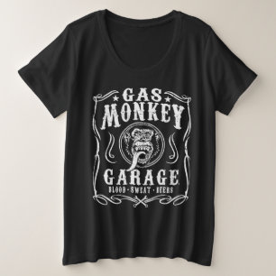 Camiseta Macaco-macaco-macaco-garagem, ervas de suor de san