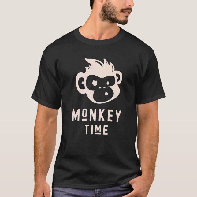 Camiseta Macaco-macaco-macaco-macaco-macaco-macaco-primata- (Frente)