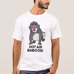 Camiseta Macaco-Macaco-Macaco-Pó, Engraçado, Com Ar Quente