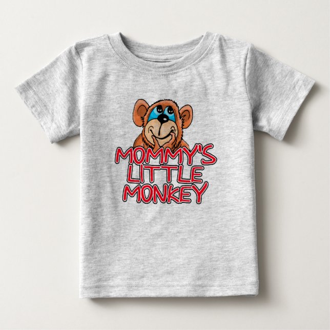 Camiseta Macaco mamãe (Frente)