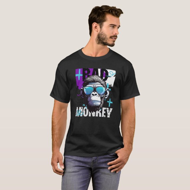 Camiseta Macaco Mau (Frente Completa)