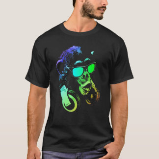 Camiseta Macaco Música   E Dj Animal Legal