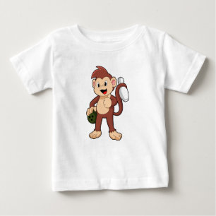 Camiseta Macaco na Boliche com Bola de boliche