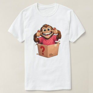 Camiseta Macaco na Caixa do Mistério