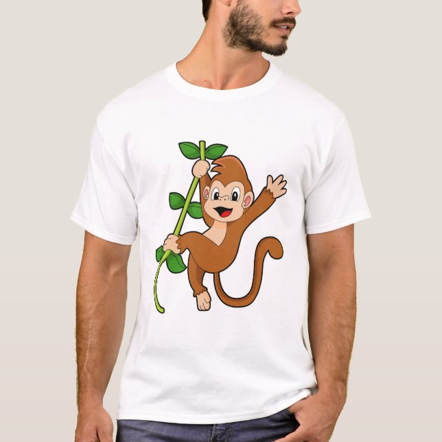 Camiseta Macaco na Selva (Frente)
