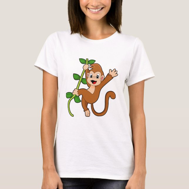 Camiseta Macaco na Selva (Frente)