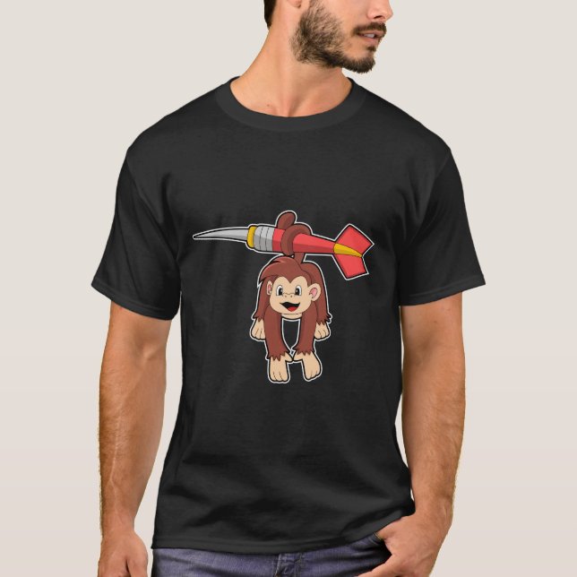 Camiseta Macaco nas Trevas com Dart (Frente)