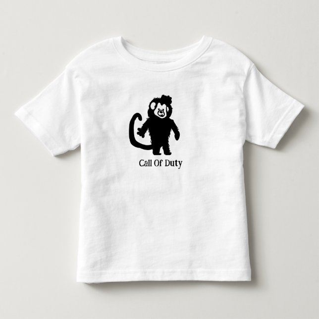 Camiseta Macaco Negro (Frente)