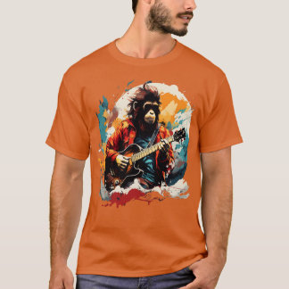 Camiseta Macaco-Neve A Tocar Violão