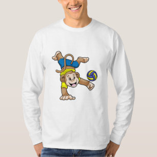Camiseta Macaco no Esporte com Voleibol