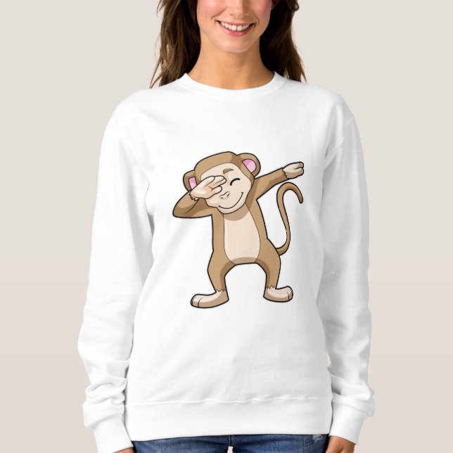 Camiseta Macaco no laboratório Dance Dance Dab (Frente)