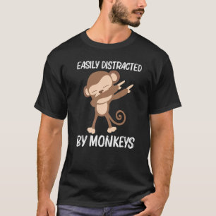 Camiseta Macaco Para Homens Ape Zoo Animais Selvagens