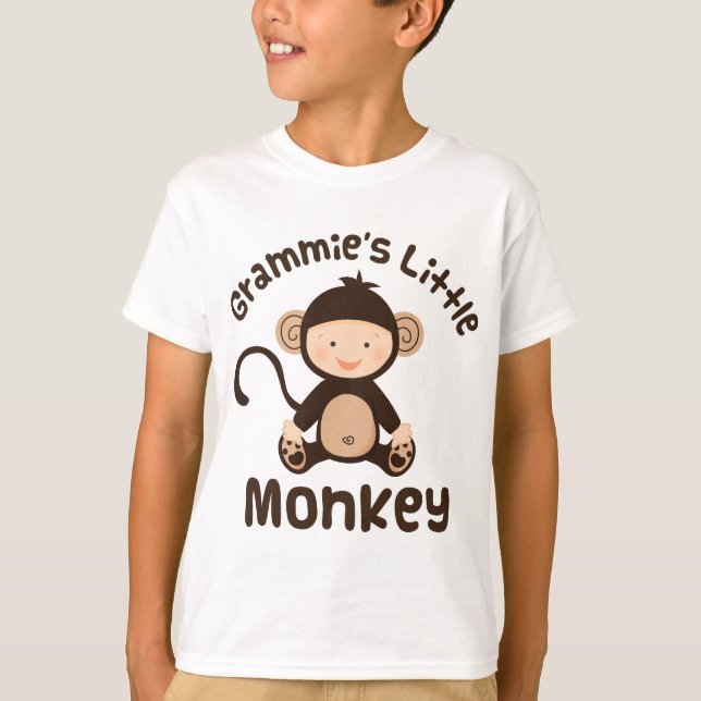 Camiseta Macaco pequeno de Grammies (Frente)
